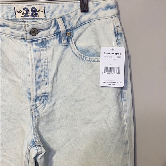 Free People Gold Coast Wide Leg Jeans - Picture 3 of 6